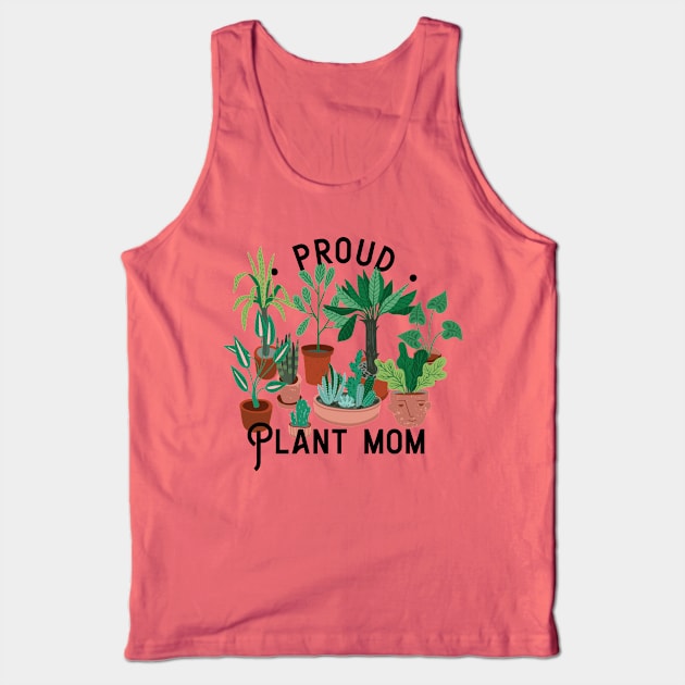 Proud plant mom Tank Top by Perpetual Brunch